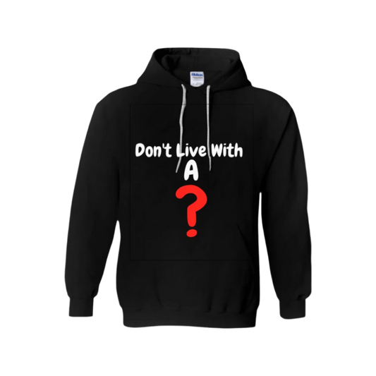Black M.A.D.  No Question Hoodie